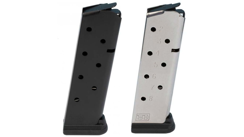Ed Brown Products Pistol Magazine, .45 ACP, 8-Round, Black, Stainless