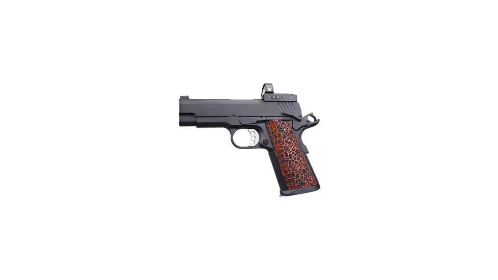 Ed Brown Products EVO-E9-LW Pistol, 9mm Luger, 4in barrel, aluminum alloy frame, custom composite grip, recoil operated semi-automatic, Vortex red dot, 9 round magazine, EB-EVO-E9-LW-9MM-4-1-FRRMPG
