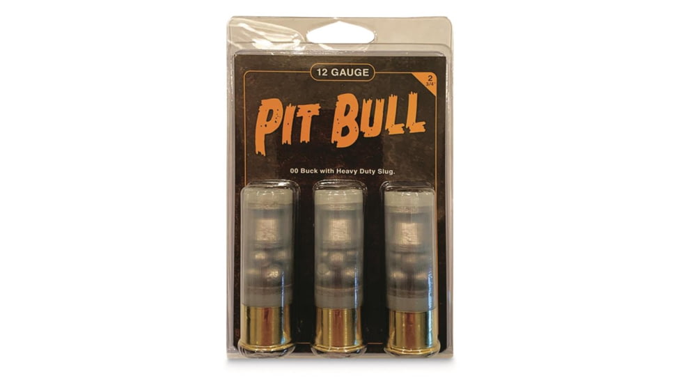 Personal Security Products Reaper Defense Pit Bull Shotshells 12 ga 2-3/4 1 oz Slug 00 3/ct 2B1B7035, PPRDG1254