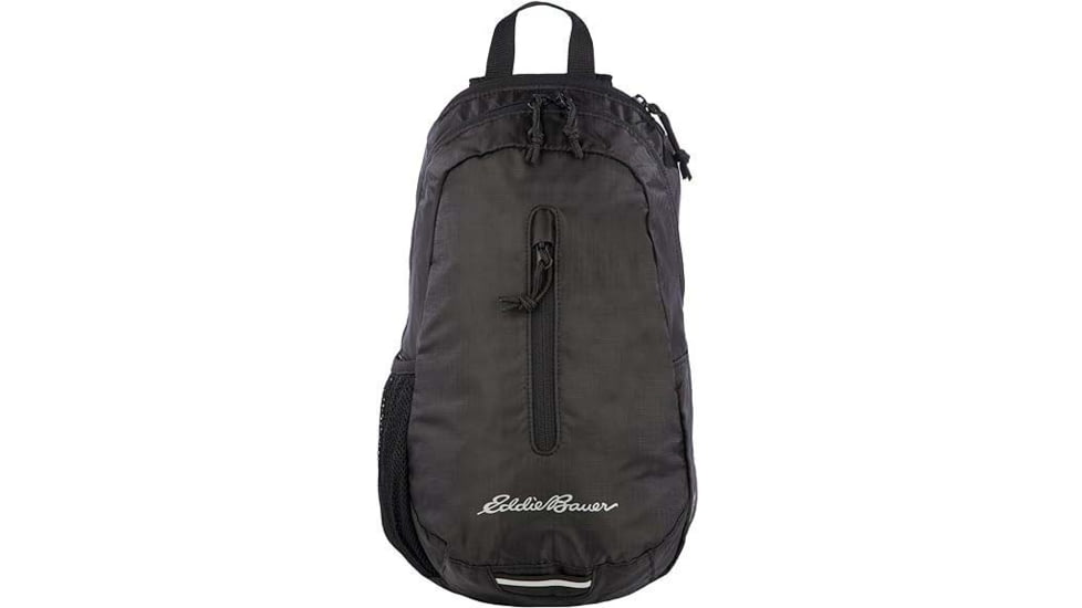 Eddie Bauer Stowaway Packable 10L Shoulder Sling, Onyx, EBB3004-031