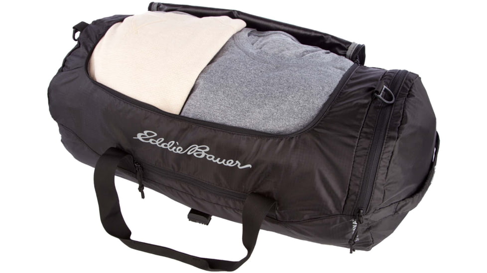 Eddie Bauer Stowaway Packable 45L Duffel Bag, Onyx, EBB2004-031