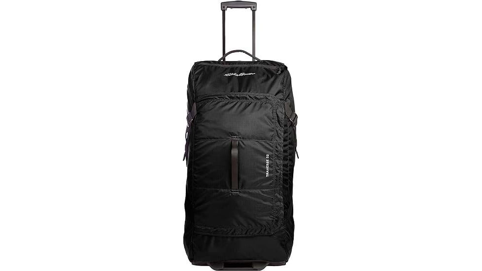 Eddie Bauer Traverse 32 78L Rolling Duffel Bag, Black, EBB4001-001