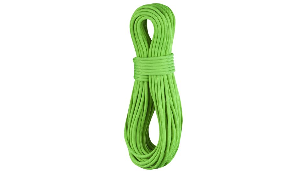 Edelrid 8.6mm Canary Pro Dry Climbing Rope, Neon Green, 60m, 712700604990