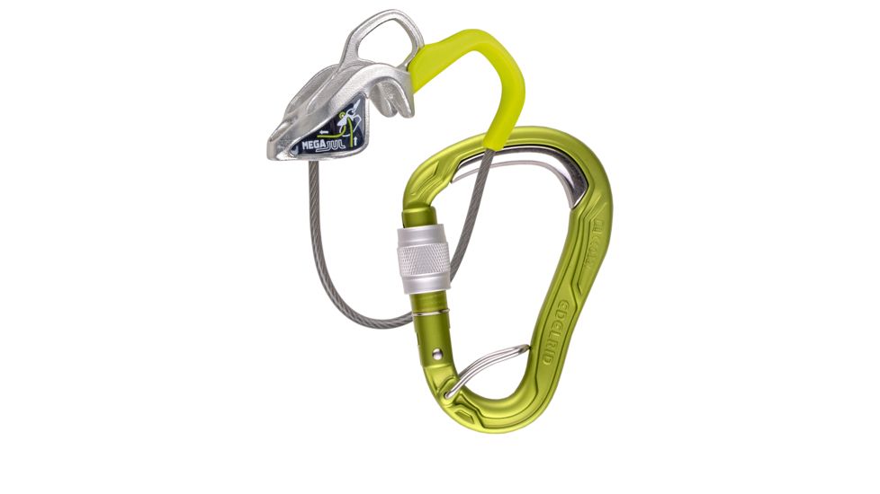 Edelrid MegaJul + HMS Bulletproof Screw FG Belay Device, Oasis, 737340001380