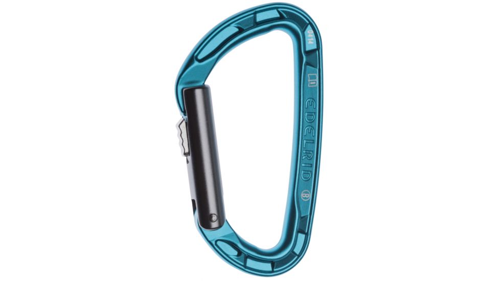 Edelrid Pure Slider Locking Carabiner, Icemint, 738040003290