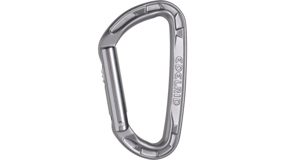 Edelrid Pure Slider Locking Carabiner, Slate, 738040006630