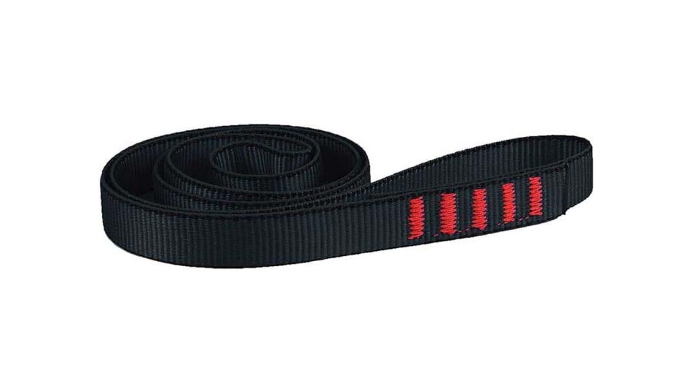 Edelweiss 18mm Flat Tape, 60cm, Black, SA18.60