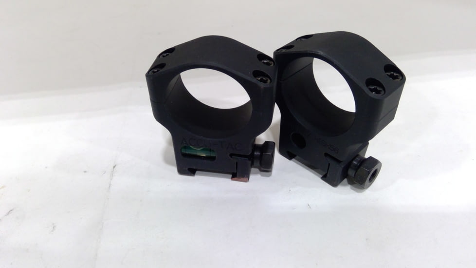 EDEMO ACCU-TAC Scope Ring, 34mm, Mil-Spec Type III Hard Anodized, Flat Black, HSR-340, EDEMO1