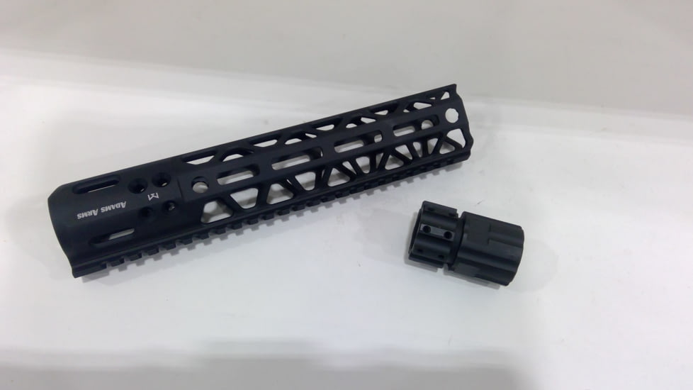 EDEMO Adams Arms AARS Small Frame M-LOK Rail, 10 in, Black, FGAA-09023, EDEMO1