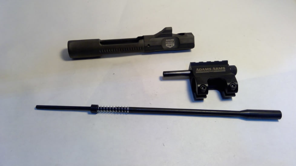 EDEMO Adams Arms Piston Kit, Standard Picatinny Block, Mid Length, Standard BCG/.750 Gas Block/Drive Rod, Black, FGAA-03110, EDEMO1