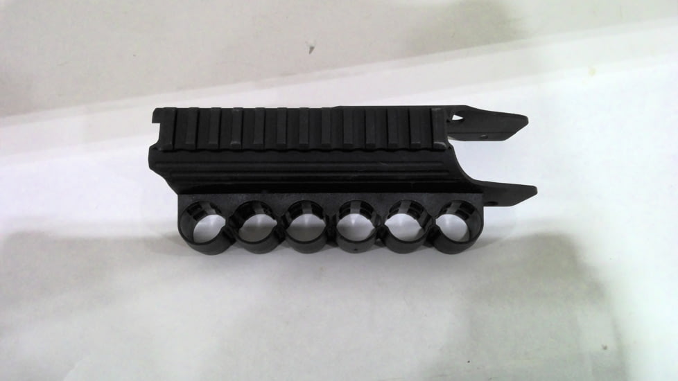 USED Adaptive Tactical Saddle Mount Shell Carrier - Mossberg 500/590/930, 12Ga, Black, AT-06100-M, EDEMO1, Used, Condition Like New, Inspect and Rebox