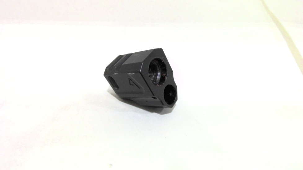 EDEMO Agency Arms 118 Dual Port Smith &amp; Wesson M&amp;P9 M2.0 Barrel Compensators, Black, 118-M2-BLK, EDEMO1
