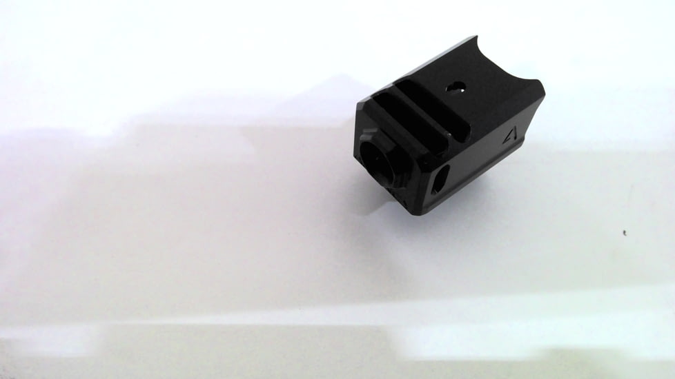 EDEMO Agency Arms 417 Dual Port Barrel Compensators, Gen 5 Compatible, Black, 417-5-BLK, EDEMO1