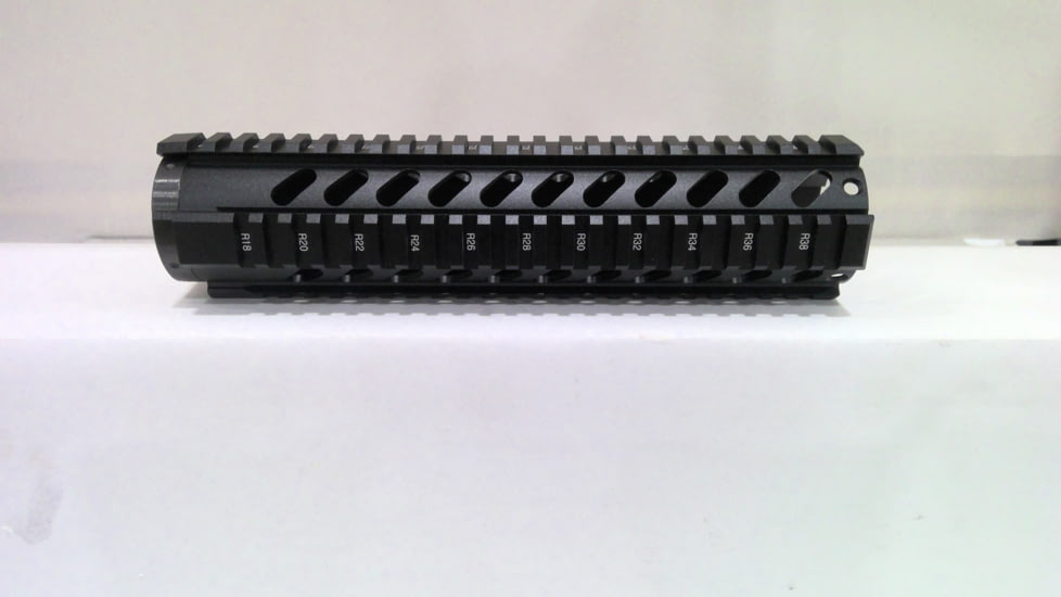 EDEMO AIM Sports Inc Mid-Length AR Free Float Quad Rail- V3, Black, Medium MT061, EDEMO4