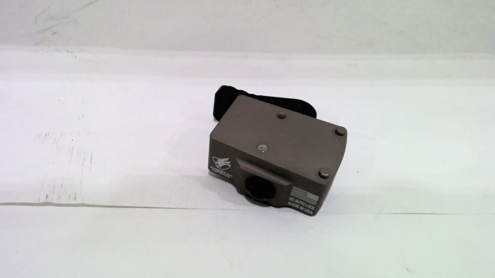 EDEMO American Defense Manufacturing Trijicon RMR Mount, Tactical Lever, Flat Dark Earth, Left Hand, AD-RMR-LH TAC R FDE, EDEMO1