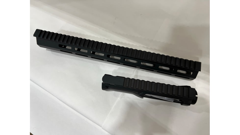 EDEMO Ammunition Storage Components AR-15 Billet Slick Side Upper Receiver, 15in Free Float MLOK Handguard Combo, Black, AR-15-BSSU-15-MLOK-HG-Combo, EDEMO1