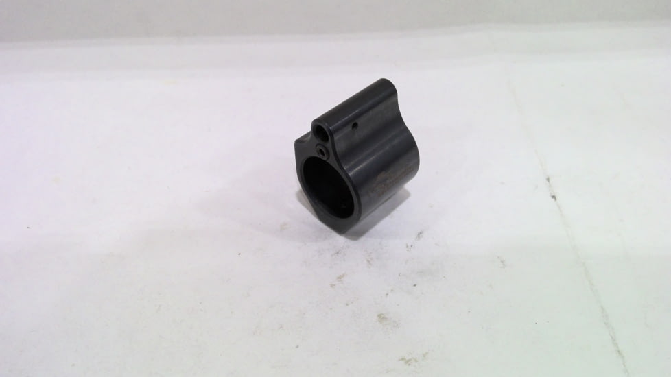 USED Anderson Manufacturing Adjustable Cold Rolled Steel Gas Block G2-L054-D000-0P, EDEMO1, Condition Parts Only/Salvage, Defective