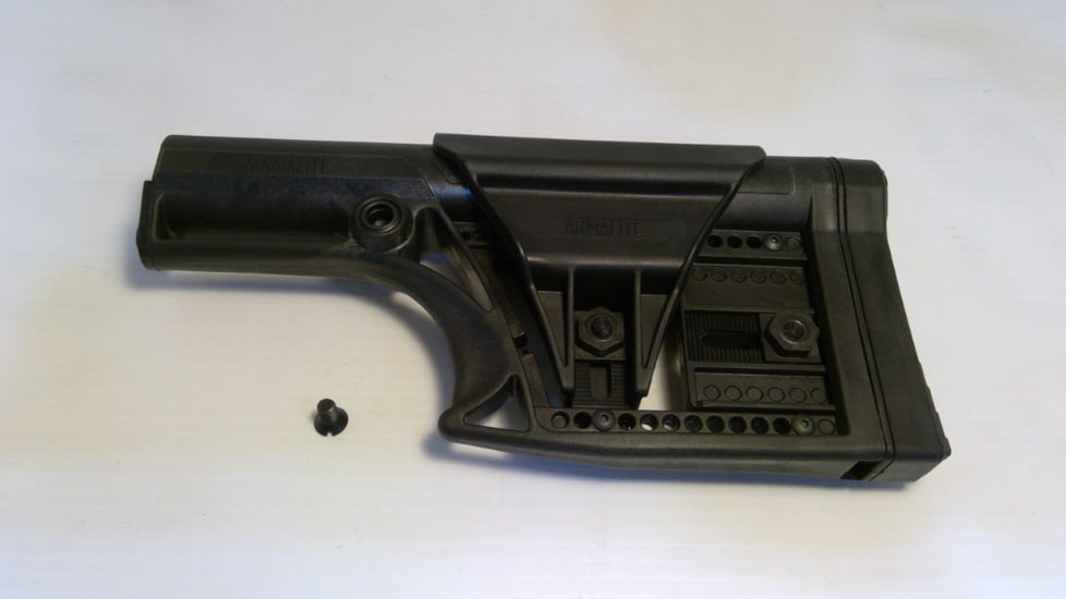 EDEMO ArmaLite AR10/M15 Butt Stock, MBA-1, Black, ARMBASTK01, EDEMO2