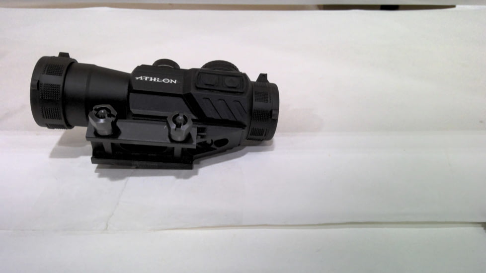 EDEMO Athlon Optics Midas TSP4 Prismatic Red Dot Sight, 3.9x30mm, Red/ Green TSP4 Prism Reticle, Black, 403025, EDEMO1