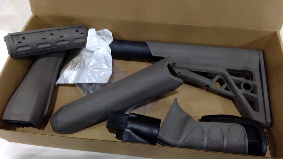 EDEMO ATI Outdoors Elite 6-Position Mil-Spec Stock w/TactLite Cheekrest, Strikeforce Handguard, X1 Pistol Grip, Scorpion Recoil System, AK-47, Destroyer Gray, B.2.40.1092, EDEMO1