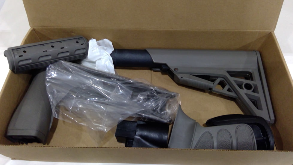 EDEMO ATI Outdoors Elite 6-Position Mil-Spec Stock w/TactLite Cheekrest, Strikeforce Handguard, X1 Pistol Grip, Scorpion Recoil System, AK-47, Destroyer Gray, B.2.40.1092, EDEMO1