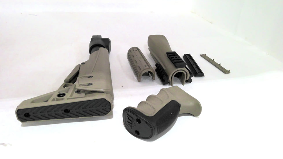 USED ATI Outdoor AK-47 Elite Package Mil-Spec Stock w/ TactLite Cheekrest, Strikeforce Handguard, X1 Pistol Grip, Scorpion Recoil System, Flat Dark Earth, One Size, B-2-20-1092-EDEMO1, Condition Fair, Used