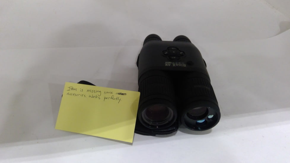 EDEMO ATN BinoX 4K 4-16x40mm Smart Day/Night Rangefinder Binocular, Matte, Black, DGBNBN4KLRF, EDEMO2