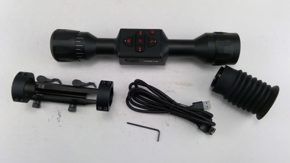 EDEMO ATN OPMOD Exclsuive ThOR LT Thermal Rifle Scope, 4-8x50mm, 30mm Tube, Custom Reticle, Black, TIWSTLT125OP, EDEMO3