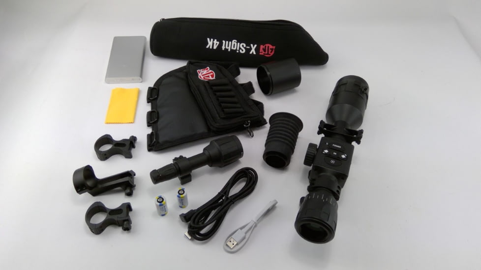 EDEMO ATN OPMOD X-Sight 4K Pro 3-14x Smart Ultra HD Day/Night Hunting Rifle Scope, Black, DGWSXS3144KPO, EDEMO7