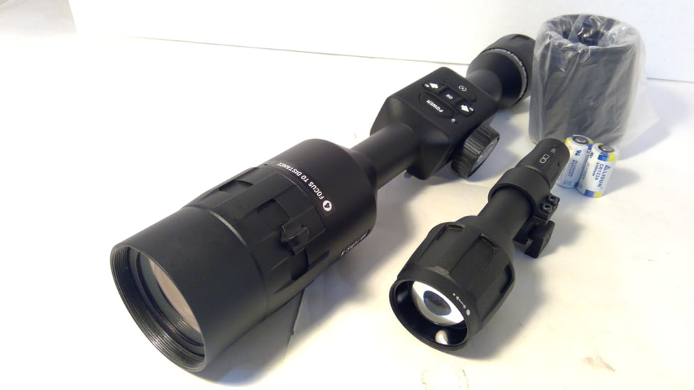 EDEMO ATN X-Sight-4k, 5-20x Pro edition Smart Day/Night Hunting Rifle Scope with Full HD Video rec, WiFi, GPS, Smooth zoom and Smartphone controlling thru iOS or Android Apps, Black, DGWSXS5204KP, EDEMO3