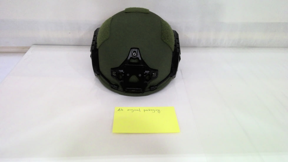 EDEMO Avon Protection Ultra Light Weight Helmet - Green, Large, Rails, NVG, 7 Pad Suspension, Boltless X-Back Retention, 1 ea/cs, 10037684-A-4-13, EDEMO1