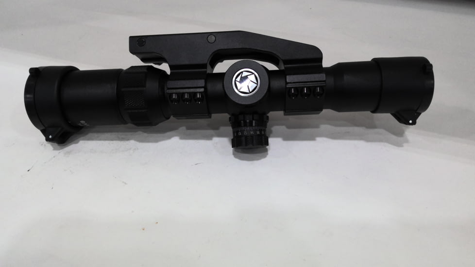 EDEMO Barska 1-4x28, 30mm tube, IR glass, mil dot reticle Rifle Scope Black AC11872, EDEMO1