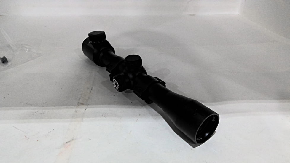 EDEMO Barska 4x32 IR Plinker 22 Rifle Scope w/ Illuminated Reticle &amp; 3/8in Rings - AC10037, EDEMO1