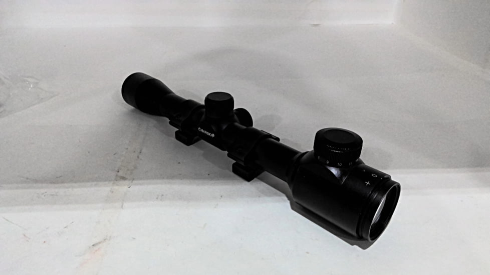 EDEMO Barska 4x32 IR Plinker 22 Rifle Scope w/ Illuminated Reticle &amp; 3/8in Rings - AC10037, EDEMO1