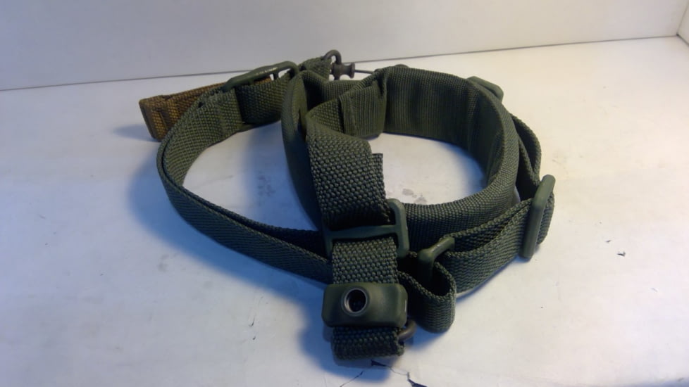 EDEMO Blue Force Gear Vickers 2-to-1 Padded Sling, RED Swivel Version w/Nylon Adjuster and Hardware, OD Green VCAS-2TO1-RED-200-AA-OD, EDEMO2