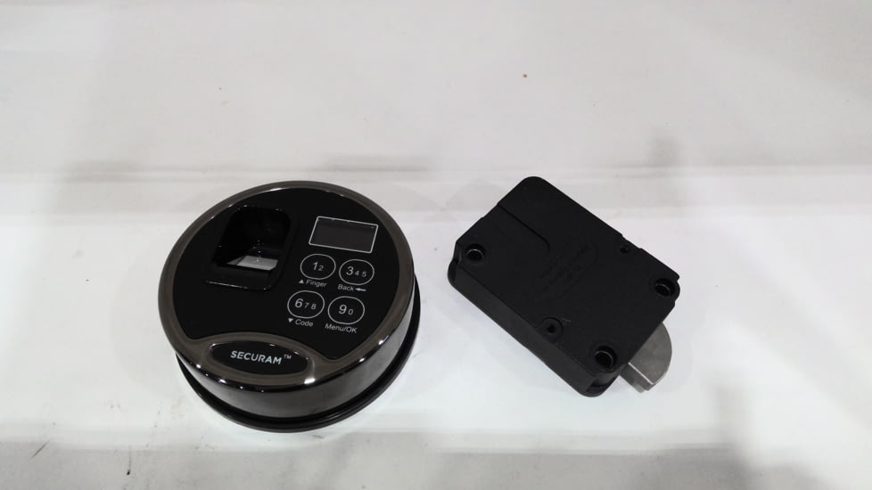 EDEMO Browning Securam Scanlogic Biometric Lock Retrofit Kit, Black Chrome 156038, EDEMO1