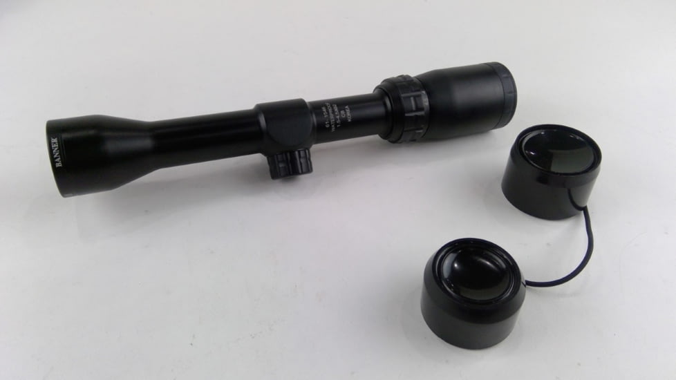 EDEMO Bushnell Banner 1.5-4.5x32 Waterproof Rifle Scope, Matte Black, Multi-X Reticle, 611546, EDEMO1