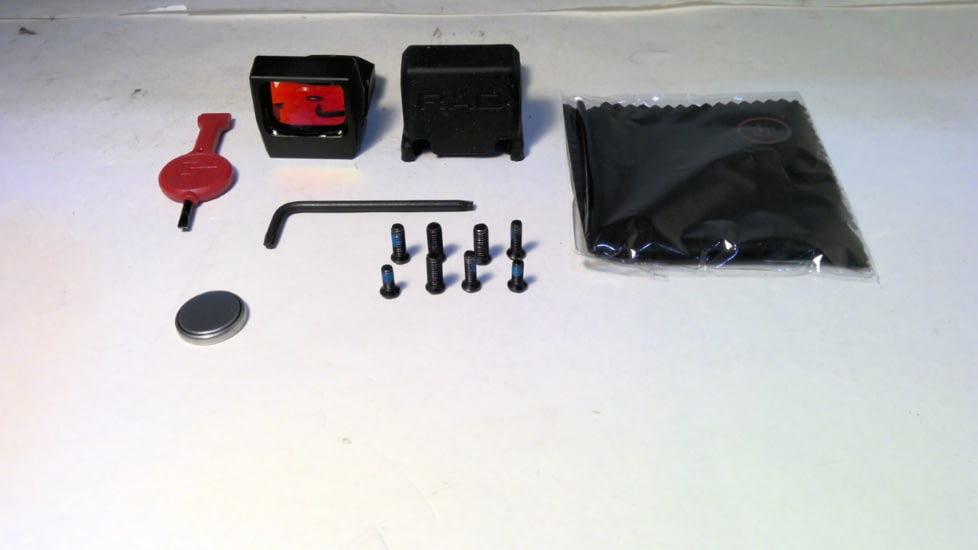 EDEMO Crimson Trace CT-RAD Open Reflex Red Dot Sight, 3 MOA Red Dot Reticle, Black, 01-01780, EDEMO1