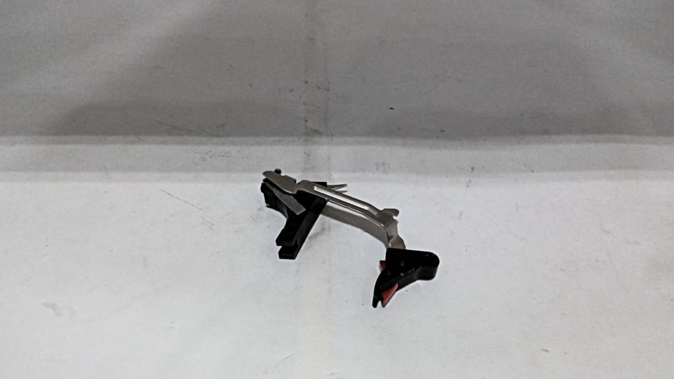 EDEMO Cross Armory Glock Gen 1-4 Performance Drop In Trigger, 9mm, Aluminum Finish, Black/Red, Small, CRGTDI, EDEMO1