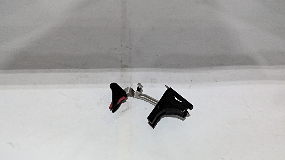EDEMO Cross Armory Glock Gen 1-4 Performance Drop In Trigger, 9mm, Aluminum Finish, Black/Red, Small, CRGTDI, EDEMO1