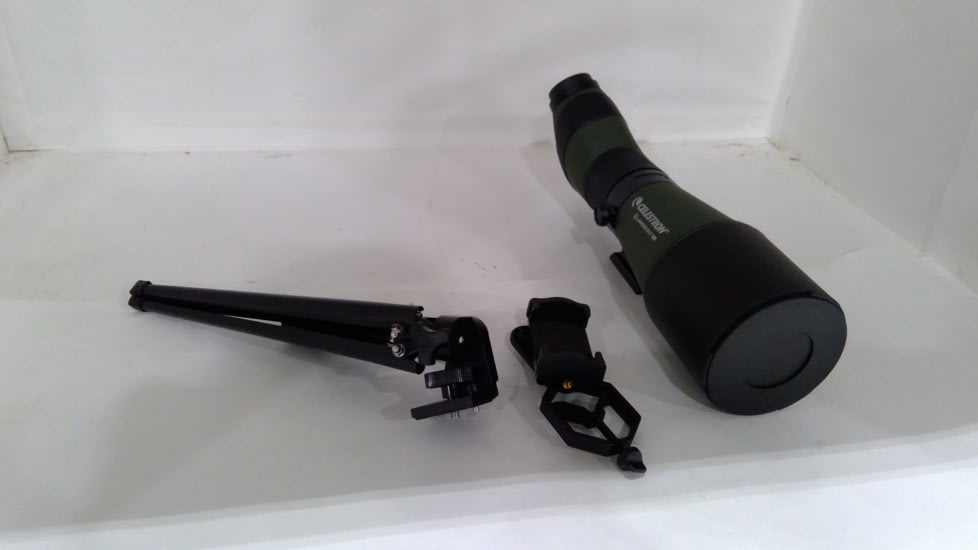 EDEMO DEMO, Celestron LandScout 20-60x80 Spotting Scope w/Smartphone Adapter, K9, OD Green, 52329, EDEMO1