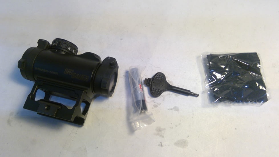 USED DEMO, SIG SAUER Romeo5 1x20mm Red Dot Sight, 2 MOA Red Dot Reticle, 65 MOA Circle Dot, 1 x AAA Battery, Matte, Black, SOR52102, EDEMO1, Condition Fair, Other