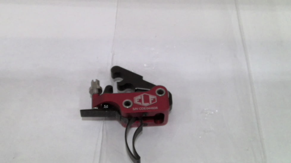 EDEMO Elftmann Tactical Elftmann AR-9 Trigger, Curved Finger, Adj 2.75-4lbs Pull Weight, Mil-spec, AR9-C FA, EDEMO1