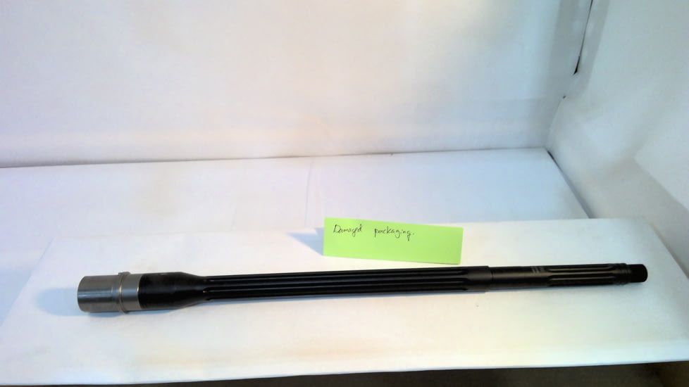 EDEMO Faxon Firearms 18in, Heavy Fluted, 6.5 Creedmoor, Rifle-Length, 416-R Stainless Steel QPQ Barrel, Black Nitride, 10BC8R18FHQ-5R, EDEMO1