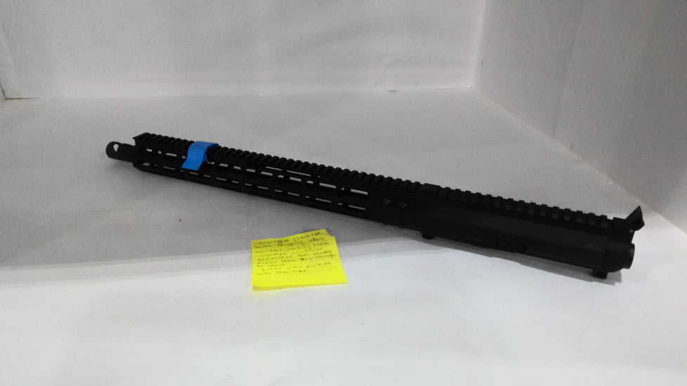 EDEMO FM Products FM-9 16in Upper Receiver w/CA Compliant Brake, Black, FM9-16UR-MB, EDEMO1