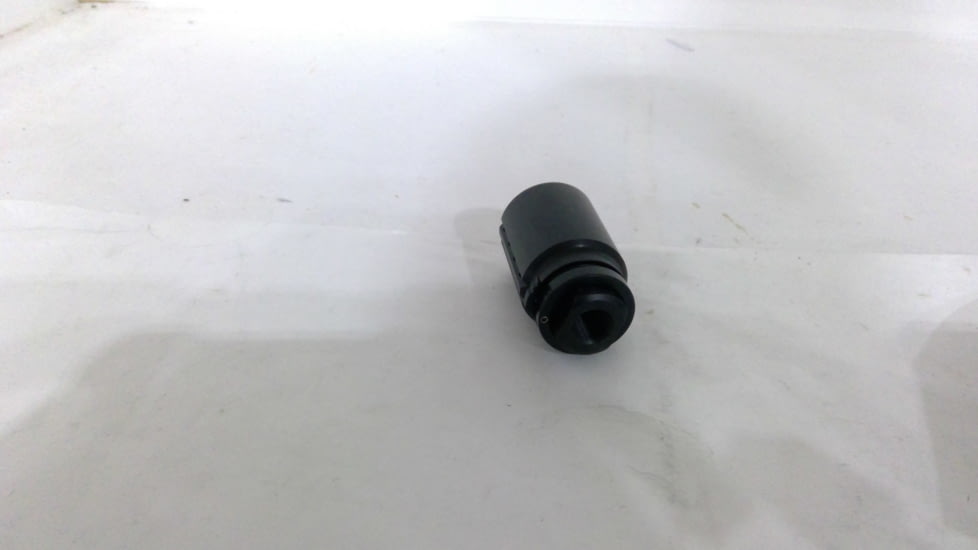 USED Fortis Manufacturing CONTROL Shield w/9mm Muzzle Brake, 1/2x28 TPI, Black Nitride, BNDL-9MM-28, EDEMO1, Used, Condition Fair, Installed/Mounted