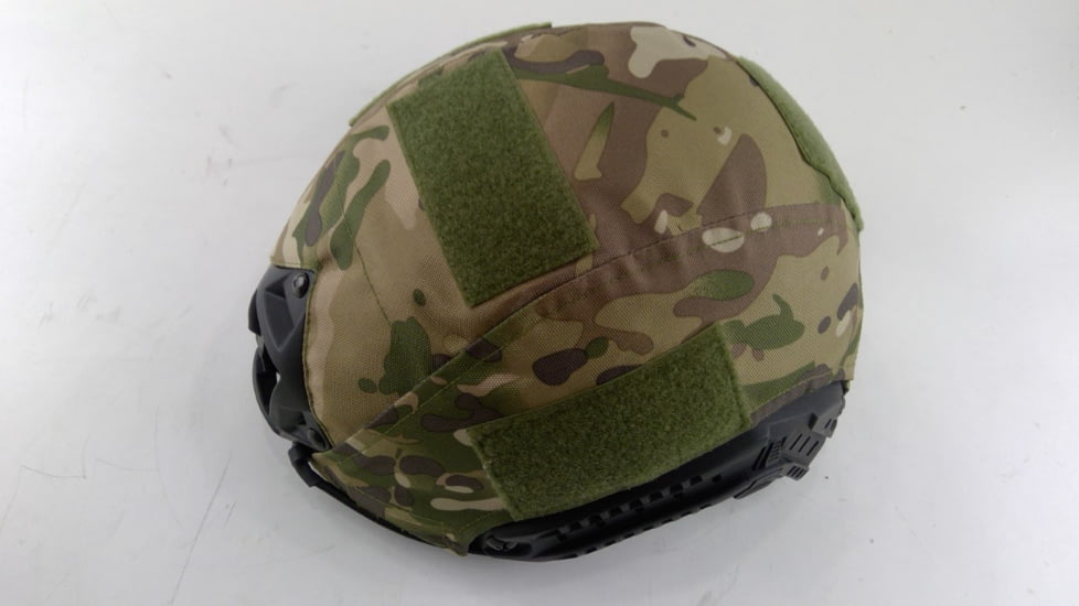 EDEMO Guard Dog Body Armor Level IIIa Ballistic Helmet w/Multicam Cover, Black/Multicam, Large, FAST-HELMET-L, EDEMO6