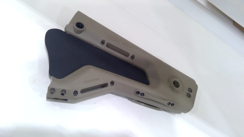 USED HERA Arms CQR Buttstock GEN.2, CA-Version, Tan, 12.16CA, EDEMO2, Used, Condition Like New, Inspect and Rebox