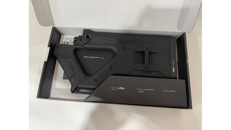 EDEMO HERA Arms CQR47 Buttstock, CA-Version, Black, 12.20CA, EDEMO1