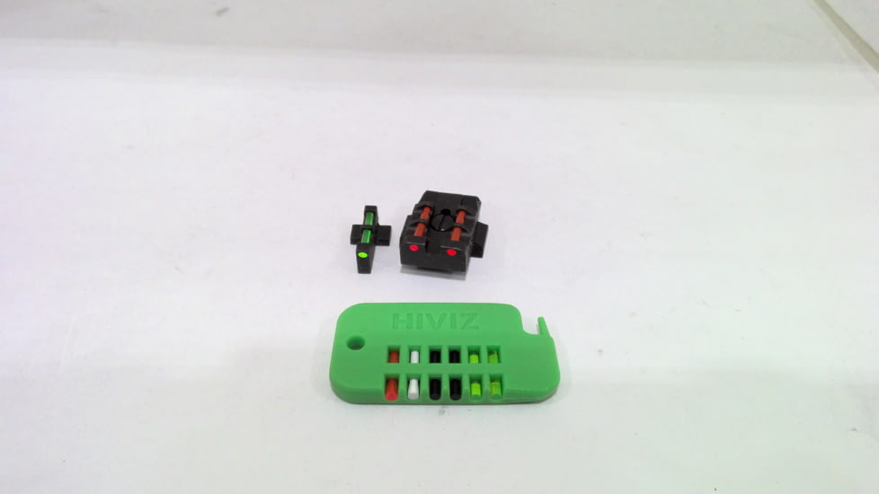 EDEMO HiViz Adjustable Sight Set for Smith &amp; Wesson M&amp;P, Black, 58938, EDEMO2